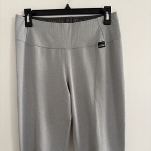 Patagonia Women's Gray Capilene Baselayer Stretch Pants/Leggings SzM